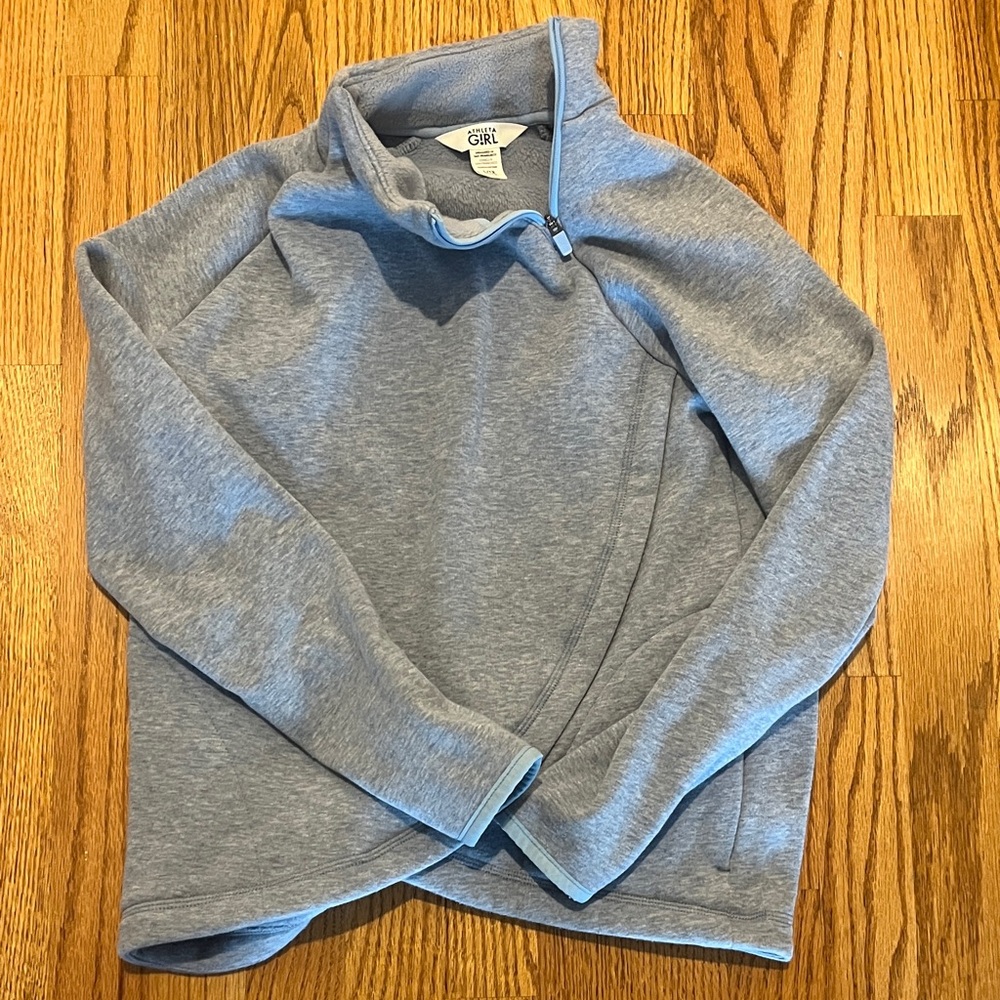 Athleta Girl Light Blue  Fleece Jacket